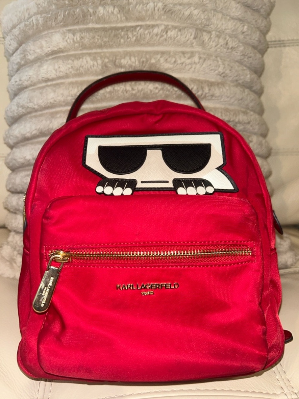 Karl Lagerfeld Paris Amour Red Mini backpack